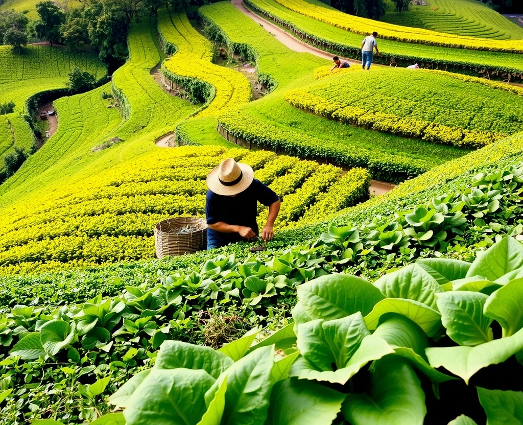 Natural ingredient sourcing from Indonesian farms