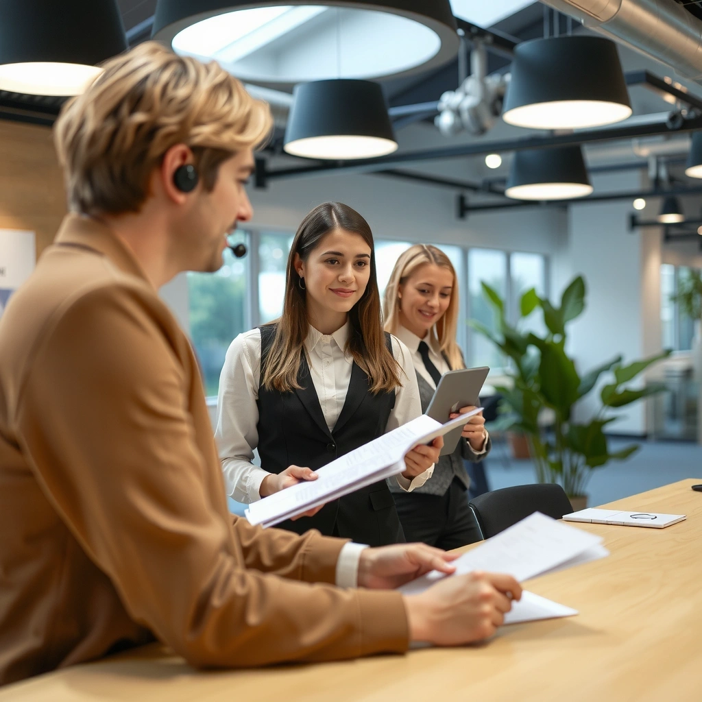 Customer service team providing detailed product information and quality assurance consultation